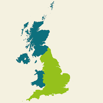 MDDUS map England