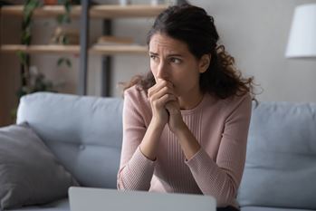 Concerned woman