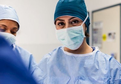 Healthcare professional wearing PPE