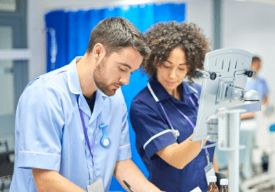 Healthcare professional wearing PPE